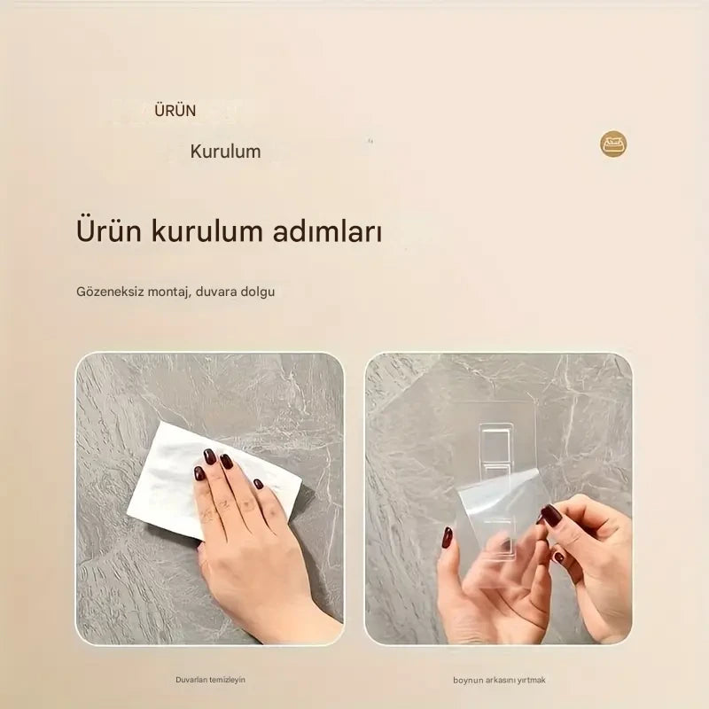 Saklama Kutusu | Tuvalet Kağıdı Organizatör | Su Geçirmez & Toz Geçirmez | Yüksek Kapasiteli | Duvara Monte | Banyo & Ev Gereçleri