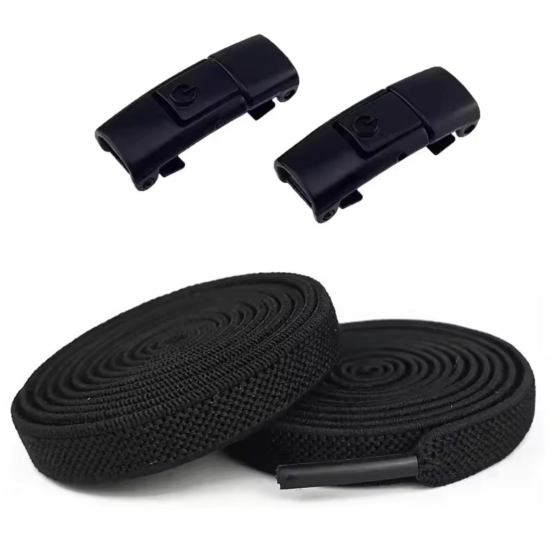 Yeni Elastik Dantel | Bağcık | Kravat | Ayakkabı Bağcıkları | Basın Kilit | Spor Ayakkabı | Çocuklar | Yetişkinler | 8MM | Düz Ayakkabı Bağı