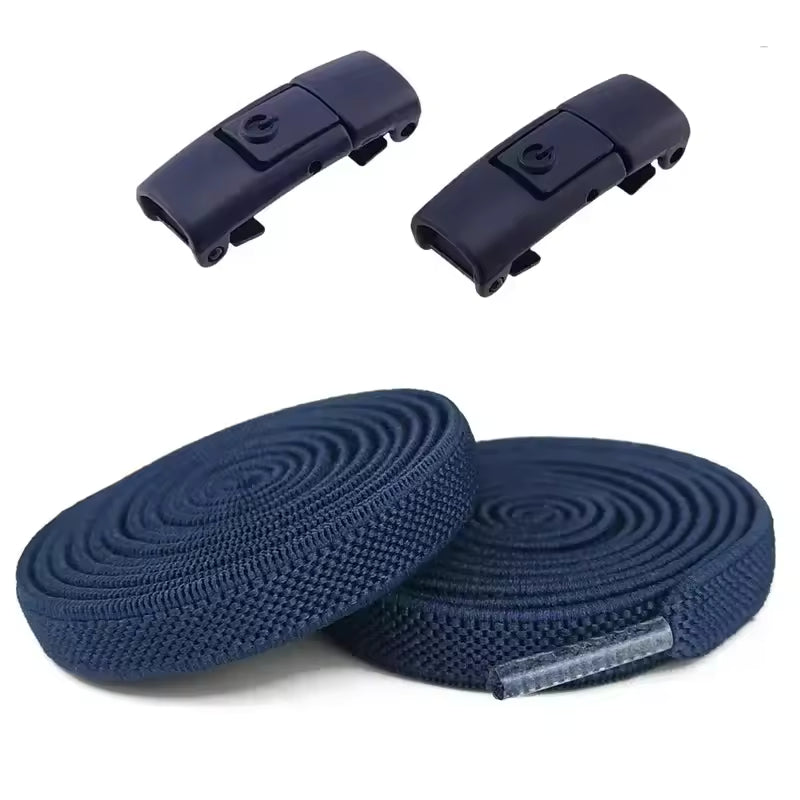 Yeni Elastik Dantel | Bağcık | Kravat | Ayakkabı Bağcıkları | Basın Kilit | Spor Ayakkabı | Çocuklar | Yetişkinler | 8MM | Düz Ayakkabı Bağı